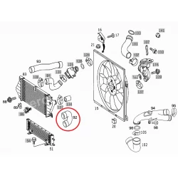 A1635000575 1635000575 MERCEDES BENZ ML CLASS W163 TURBO HORTUMU ORJİNAL