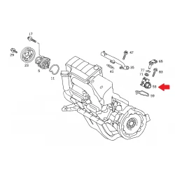 A1662030075 1662030075 MERCEDES W168 M166 TERMOSTAT ORJİNAL
