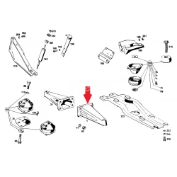 A1802232404 1802232404 MERCEDES W108 W111 W130 MOTOR AYAĞI ORJİNAL