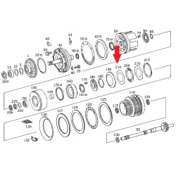 A2012721026 2012721026 MERCEDES 722.4 ŞANZIMAN ÇELİK PUL ORJİNAL