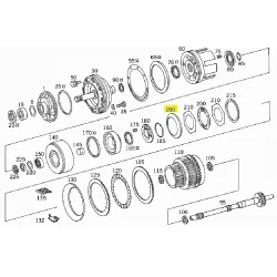 A2019930726 2019930726 MERCEDES 722.4 ŞANZIMAN ÇELİK PUL ORJİNAL