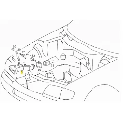 A2025200405 2025200405 MERCEDES W202 SOĞUTMA BORUSU ORJİNAL