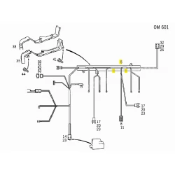 A2025408213 2025408213 MERCEDES W202 MOTOR ELEKTİRK KABLO DEMETİ ORJİNAL