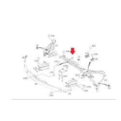 A2046200272 2046200272 MERCEDES W204 ÖN PANEL ORJİNAL