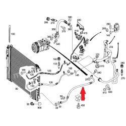 A2048305016 2048305016 MERCEDES C180 E180 W204 W212 KLİMA BORUSU ORJİNAL