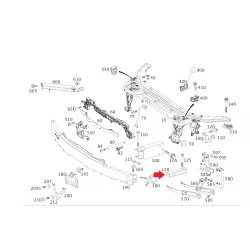 A2056201200 2056201200 MERCEDES W205 TAMPON DEMİR BAĞLANTISI ORJİNAL