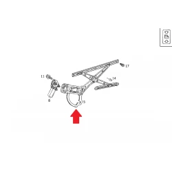 A2087200446 2087200446 MERCEDES W208 SAĞ CAM MEKANİZMASI YAN SANAYİ