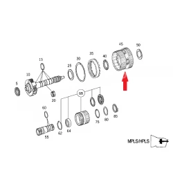 A2102701043 2102701043 MERCEDES 722.6 ŞANZIMAN DİŞLİSİ ORJİNAL SIFIR