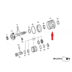 A2102701543 2102701543 MERCEDES 722.6 ŞANZIMAN DİŞLİSİ ORJİNAL SIFIR