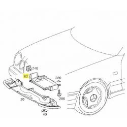 A2105242430 2105242430 MERCEDES W210 MOTOR ALT BAGALİTİ ORJİNAL