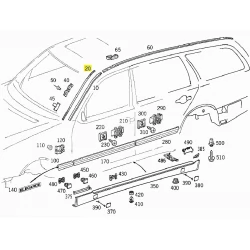 A2106980298 2106980298 MERCEDES W210 ÖN CAM DİREK FİTİLİ ORJİNAL