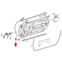 A2107200037 2107200037 MERCEDES W210 ÖN KAPI MENTEŞESİ ORJİNAL