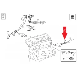 A2108320115 2108320115 MERCEDES W210 HORTUM ORJİNAL