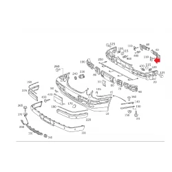 A2108800811 2108800811 MERCEDES W210 TAMPON SABİTLEME PARÇASI ORJİNAL