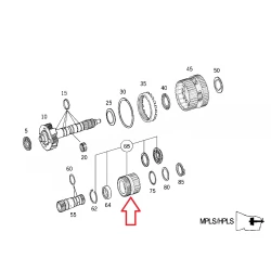 A2112700044 2112700044 MERCEDES 722.6 ŞANZIMAN DİŞLİSİ ORJİNAL SIFIR