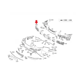 A2118850237 2118850237 MERCEDES E270 W211 SAĞ ÖN TAMPON KÖPÜĞÜ ORJİNAL