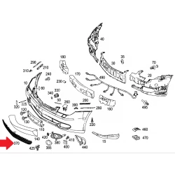 A2198850753 2198850753 MERCEDES W219 TAMPON ORTA IZGARA ORJİNAL