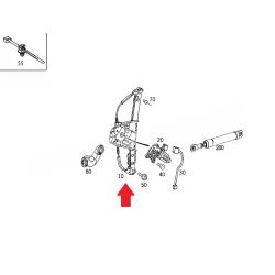 A2207302346 2207302346 MERCEDES W220 SOL ARKA CAM MEKANİZMASI MOTORSUZ ZIEGLER