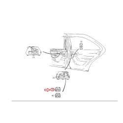 A2208209810 2208209810 MERCEDES W220 SAĞ KOLTUK ISITMA DÜĞMESİ ORJİNAL