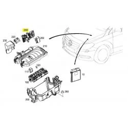 A2465400950 2465400950 MERCEDES W246 W176 ÖN SİGORTA KUTUSU ORJİNAL SIFIR