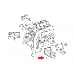 A6112230704 6112230704 W203 W211 MOTOR TAŞIYICISI ORJİNAL