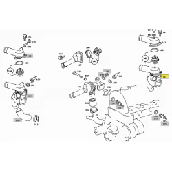 A6172030974 6172030974 W123 M616 M617 TERMOSTAT KOMPLE ORJİNAL