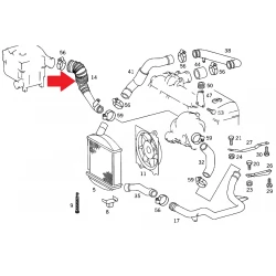 A6385280982 6385280982 MERCEDES W638 TURBO HORTUMU ORJİNAL