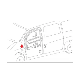 A6387250156 6387250156 W638 MERCEDES VİTO CAM CERCEVESI SAĞ TARAF ORJİNAL