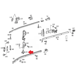 A6387600847 6387600847 MERCEDES W638 SAĞ ORTA KAPI SÜRGÜSÜ KYBURG