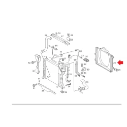 A9015051055 9015051055 MERCEDES SPRİNTER W901 FAN DAVLUMBAZI ORJİNAL