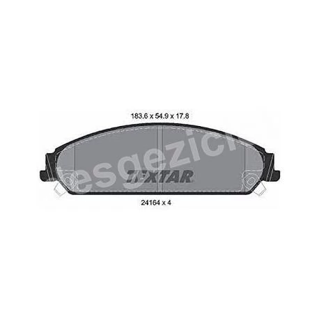 05142559AA 2416401 CHRYSLER 300 C ÖN BALATA TEXTAR