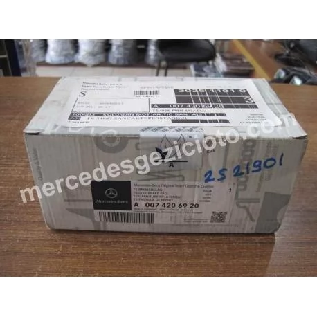 A0074206920 0074206920 MERCEDES W221 ÖN BALATA ORJİNAL