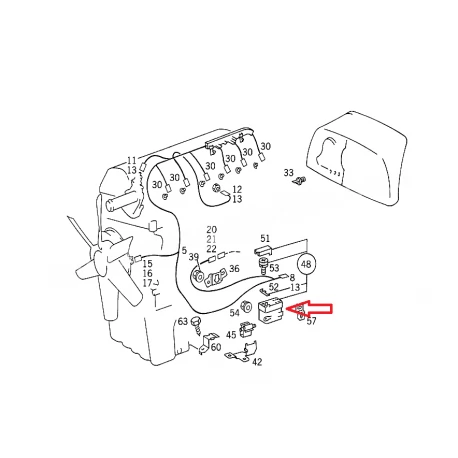 A0075459832 0075459832 W124 ISITMA BUJİ BEYNİ HELLA