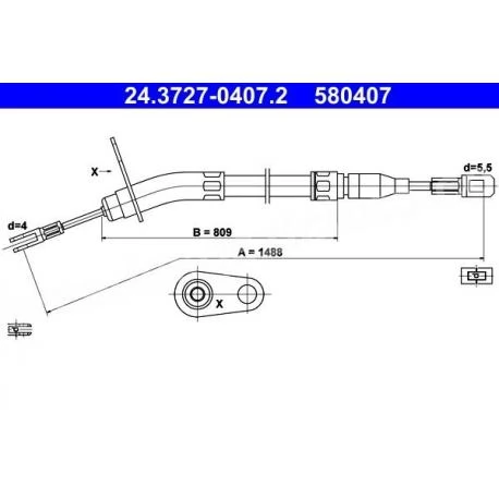 A1154202785 1154202785 MERCEDES W115 ARKA FREN TELİ ATE MARKA