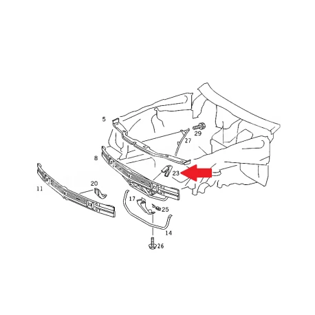 A1246201931 1246201931 MERCEDES W124 PANEL TUTUCUSU SAC ORJİNAL