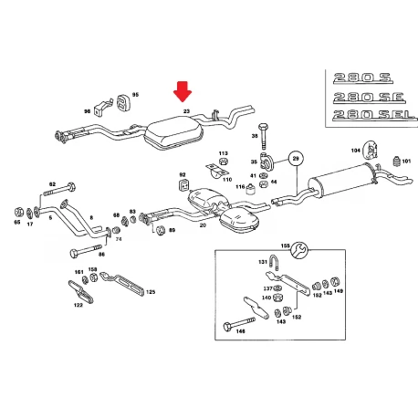 A1264904815 1264904815 W126 ORTA EKSOZ EBERSPAECHER