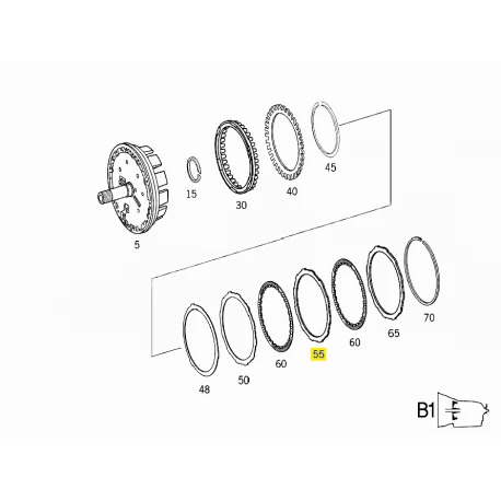 A1402720326 1402720326 MERCEDES 722.6 ŞANZIMAN SAC PULU ORJİNAL