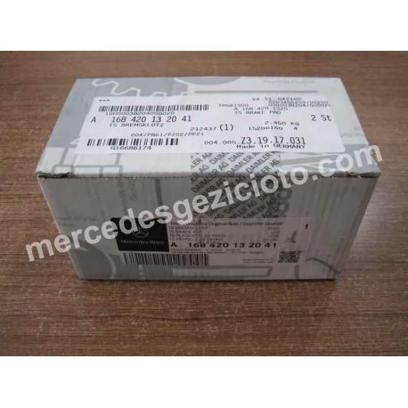 A1684201320 1684201320 MERCEDES W168 ÖN BALATA ORJİNAL