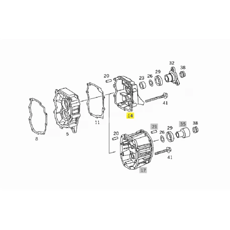 A2022600416 2022600416 MERCEDES 717.4 ŞANZIMAN KAPAĞI ORJİNAL SIFIR