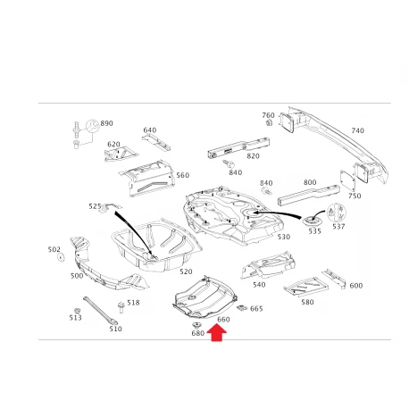 A2046101608 2046101608 MERCEDES W204 YEDEK LASTİK YUVA BAKALİTİ ORJİNAL
