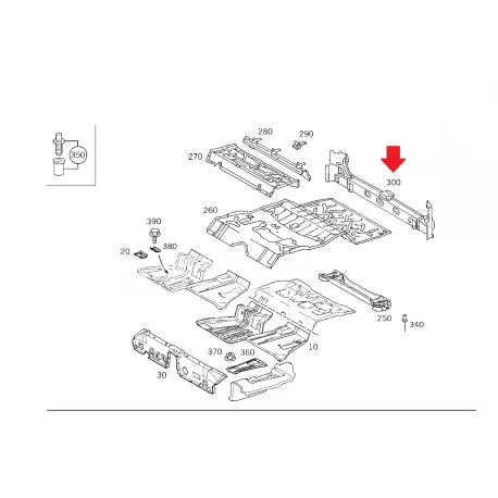 A2106100814 2106100814 MERCEDES W210 ARKA PANEL ORJİNAL