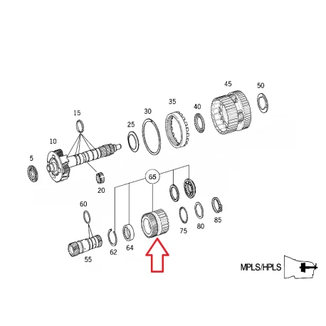 A2112700044 2112700044 MERCEDES 722.6 ŞANZIMAN DİŞLİSİ ORJİNAL SIFIR