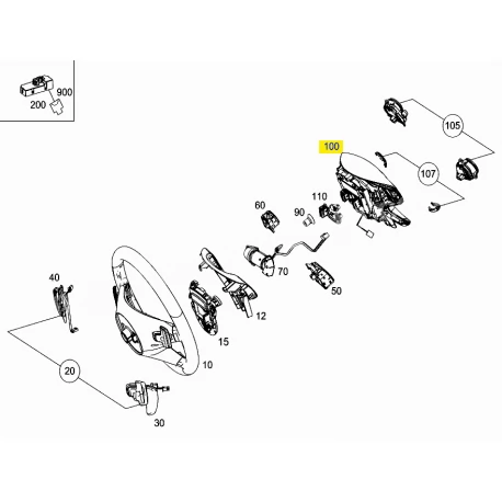A2128600102 9116 2128600102 9116 MERCEDES W212 DİREKSİYON AİRBEĞİ ORJİNAL SIFIR