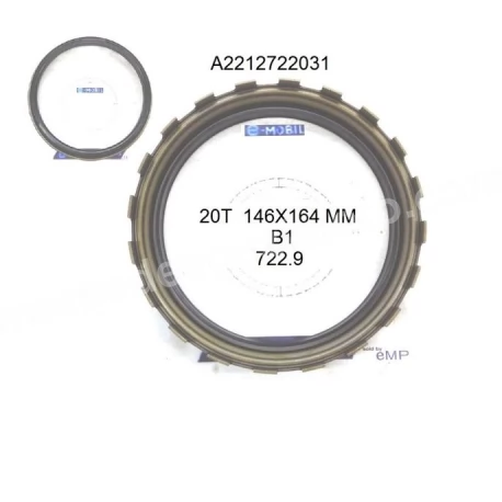 A2212722031 2212722031 MERCEDES 722.9 ŞANZIMAN PİSTONU ORJİNAL SIFIR