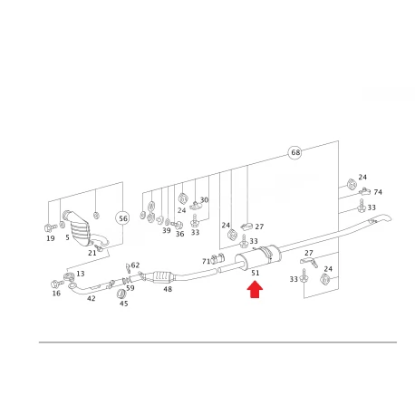 A4144900721 4144900721 W414 ARKA EKSOZ EBERSPAECHER