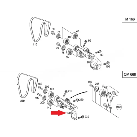 A6682002270 6682002270 MERCEDES VANEO W414 GERGİ KÜTÜĞÜ RUVİLLE