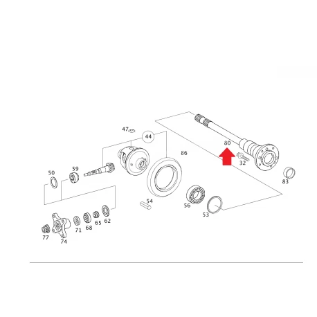 A9063503810 9063503810 MERCEDES W906 ARKA PORYA SNR